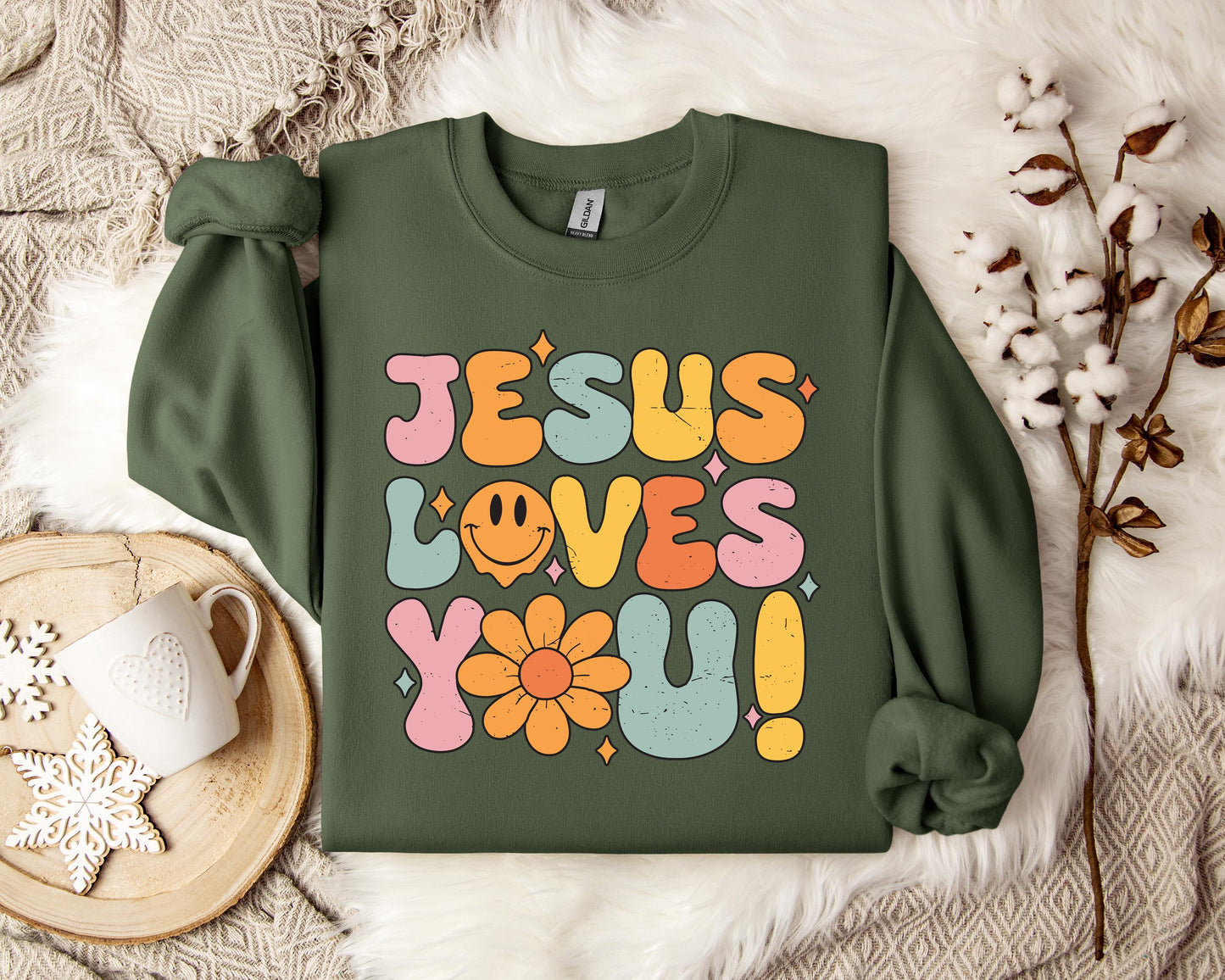 Jesus Loves You Sweatshirt