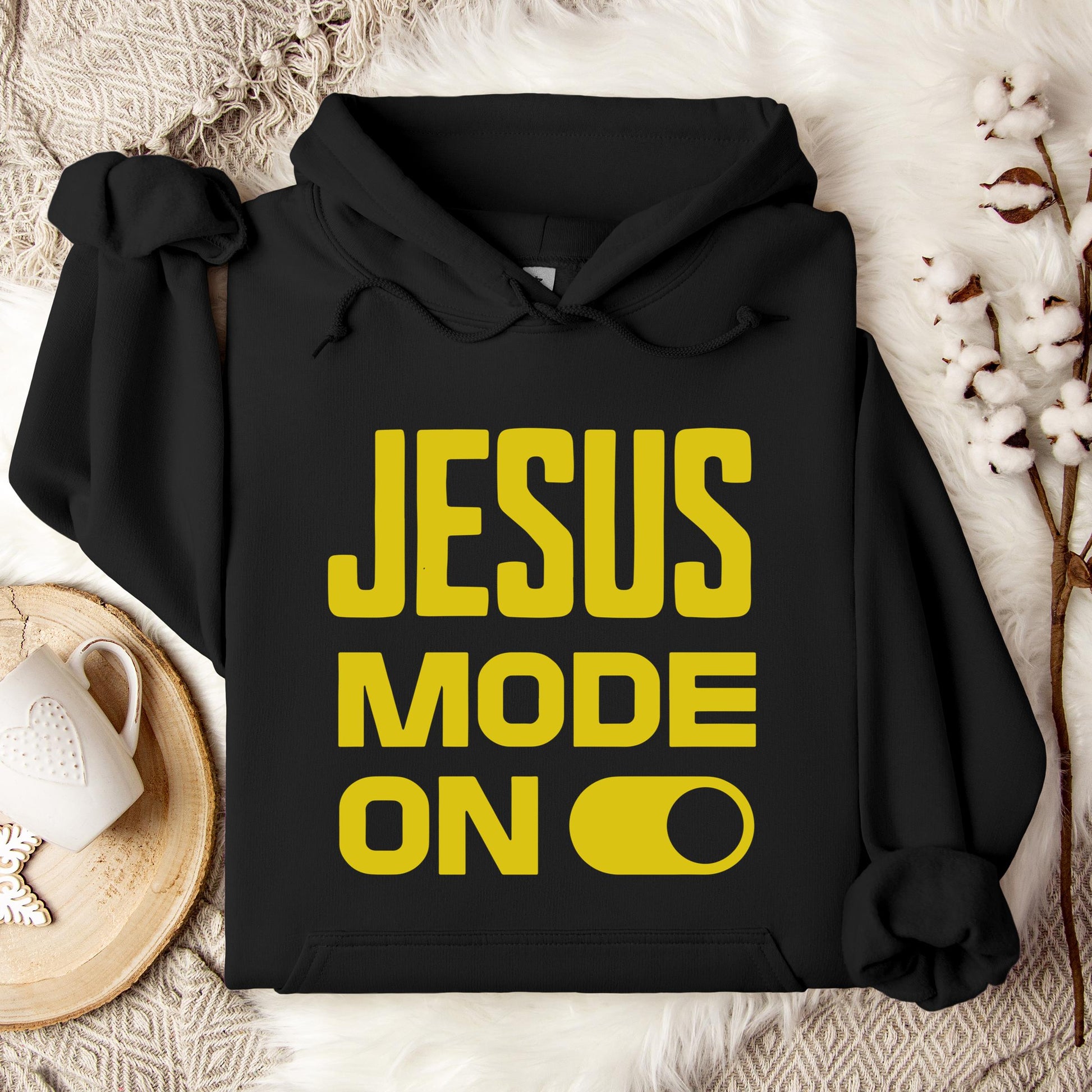 Jesus Mode On Hoodie