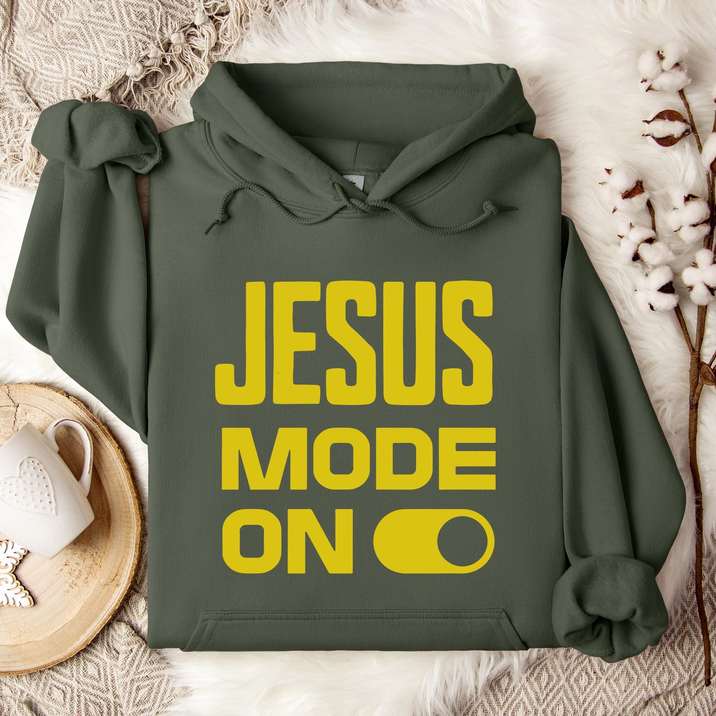 Jesus Mode On Hoodie