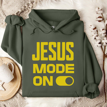 Jesus Mode On Hoodie