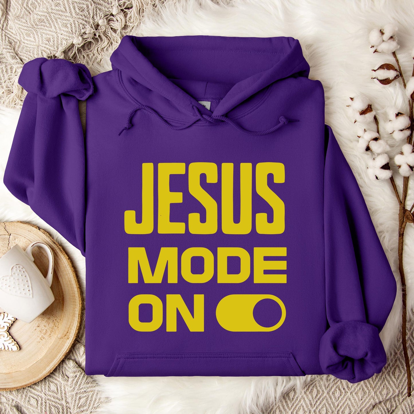 Jesus Mode On Hoodie