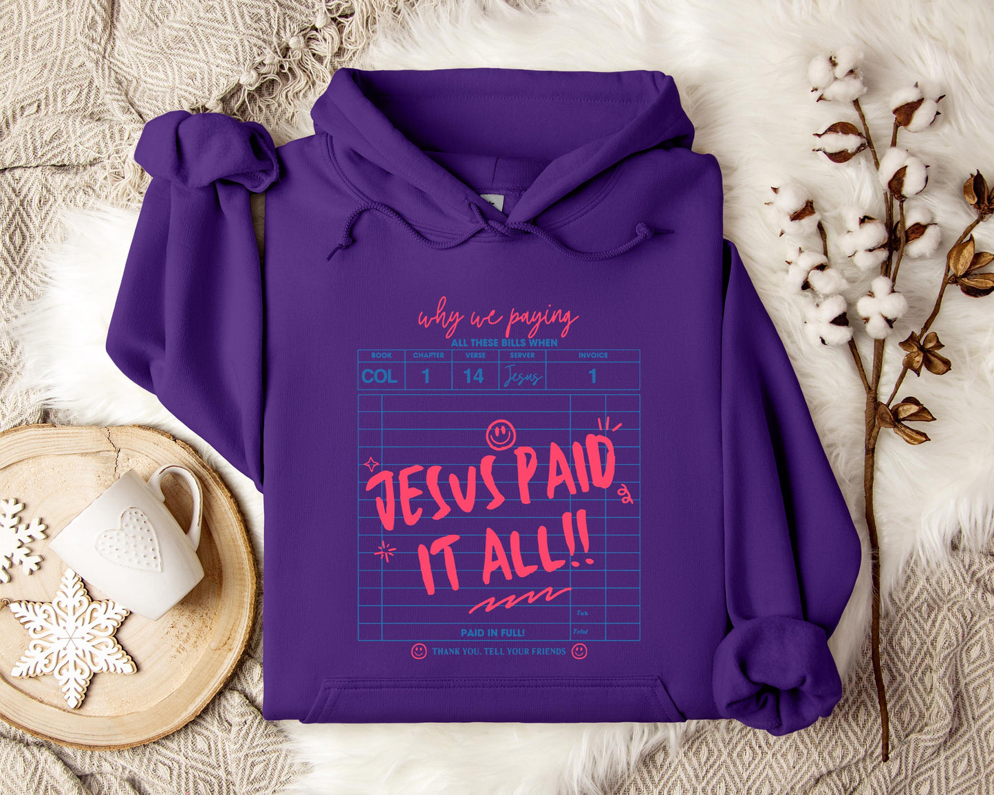 Jesus Paid It All 01 Hoodie