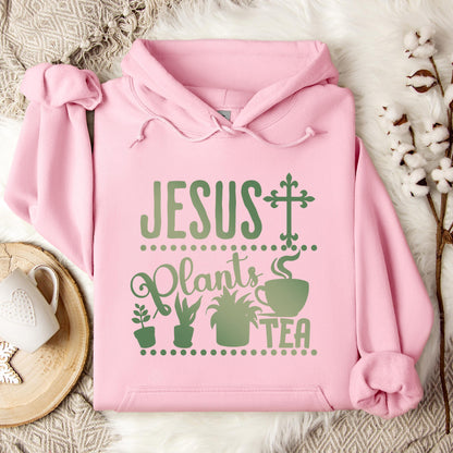 Jesus Plants Tea Hoodie