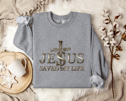 Jesus Saved My Life 2 Sweatshirt