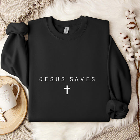Jesus Saves Cross 01 Sweatshirt