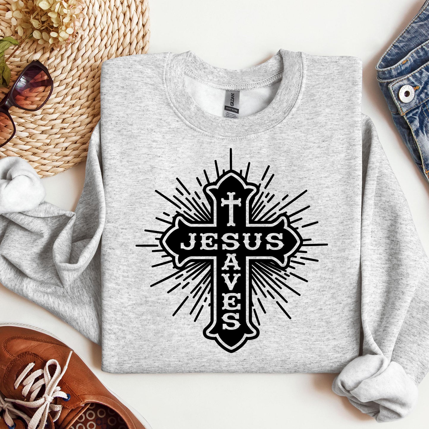 Jesus Saves Cross 05