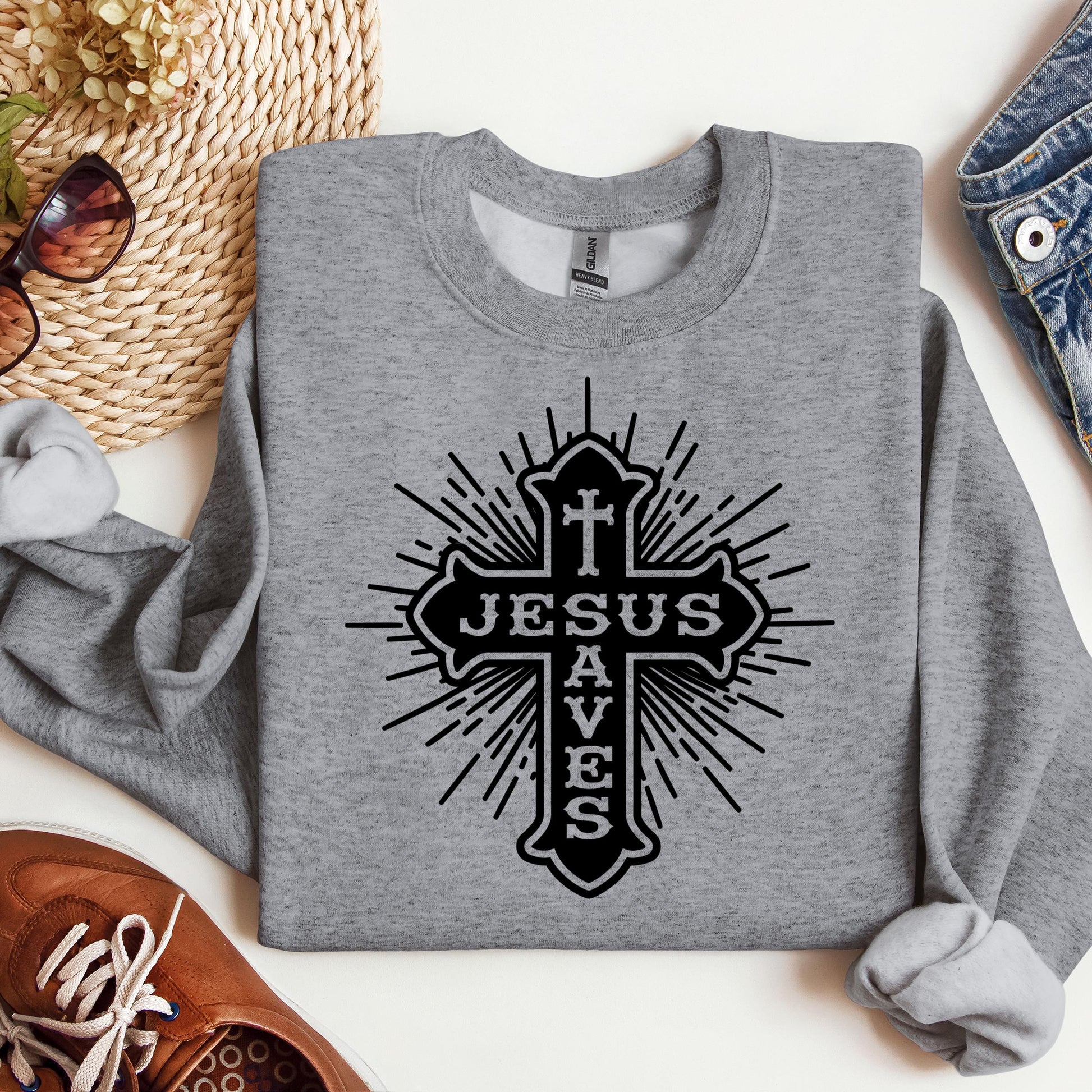 Jesus Saves Cross 05