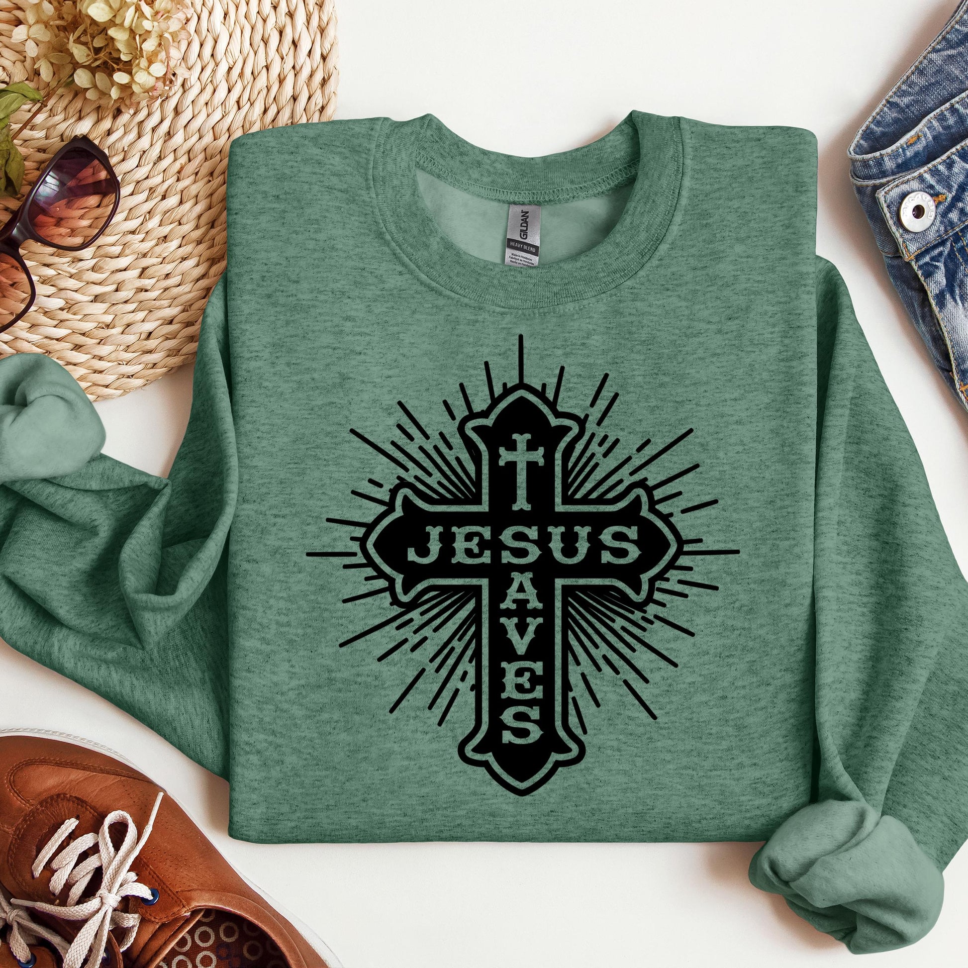 Jesus Saves Cross 05