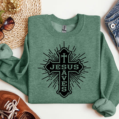 Jesus Saves Cross 05