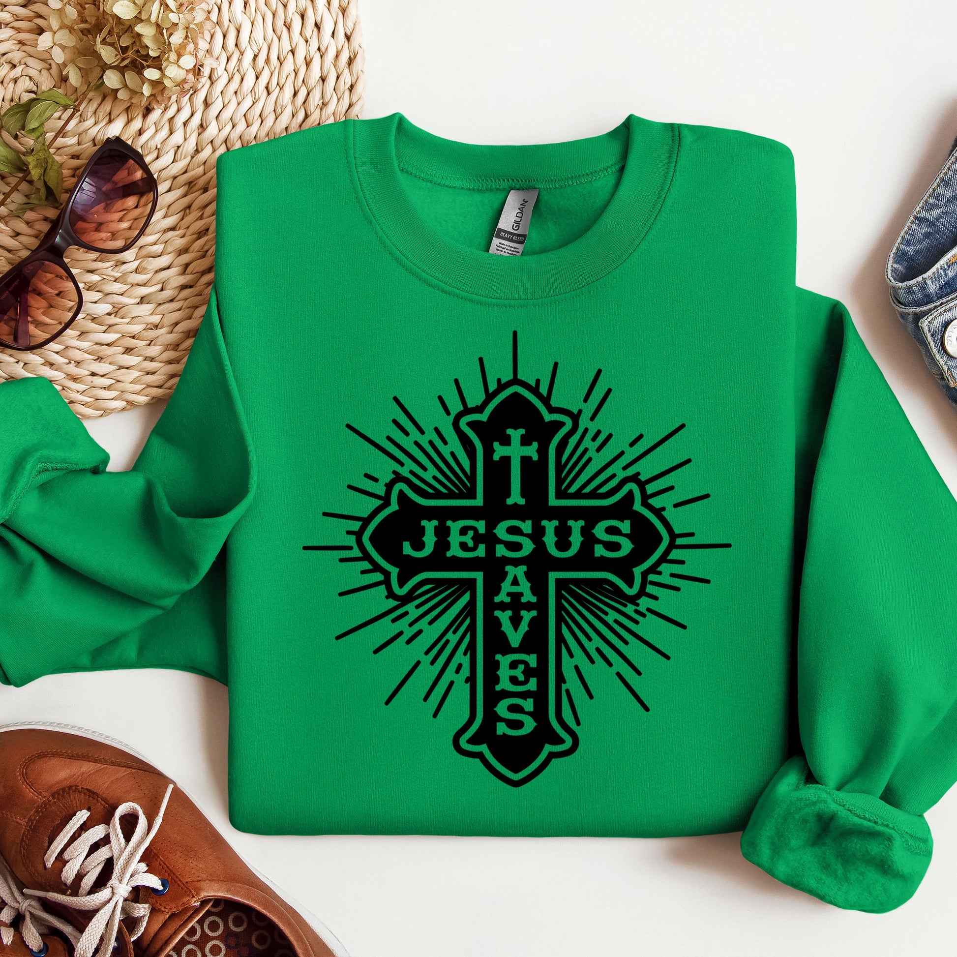 Jesus Saves Cross 05
