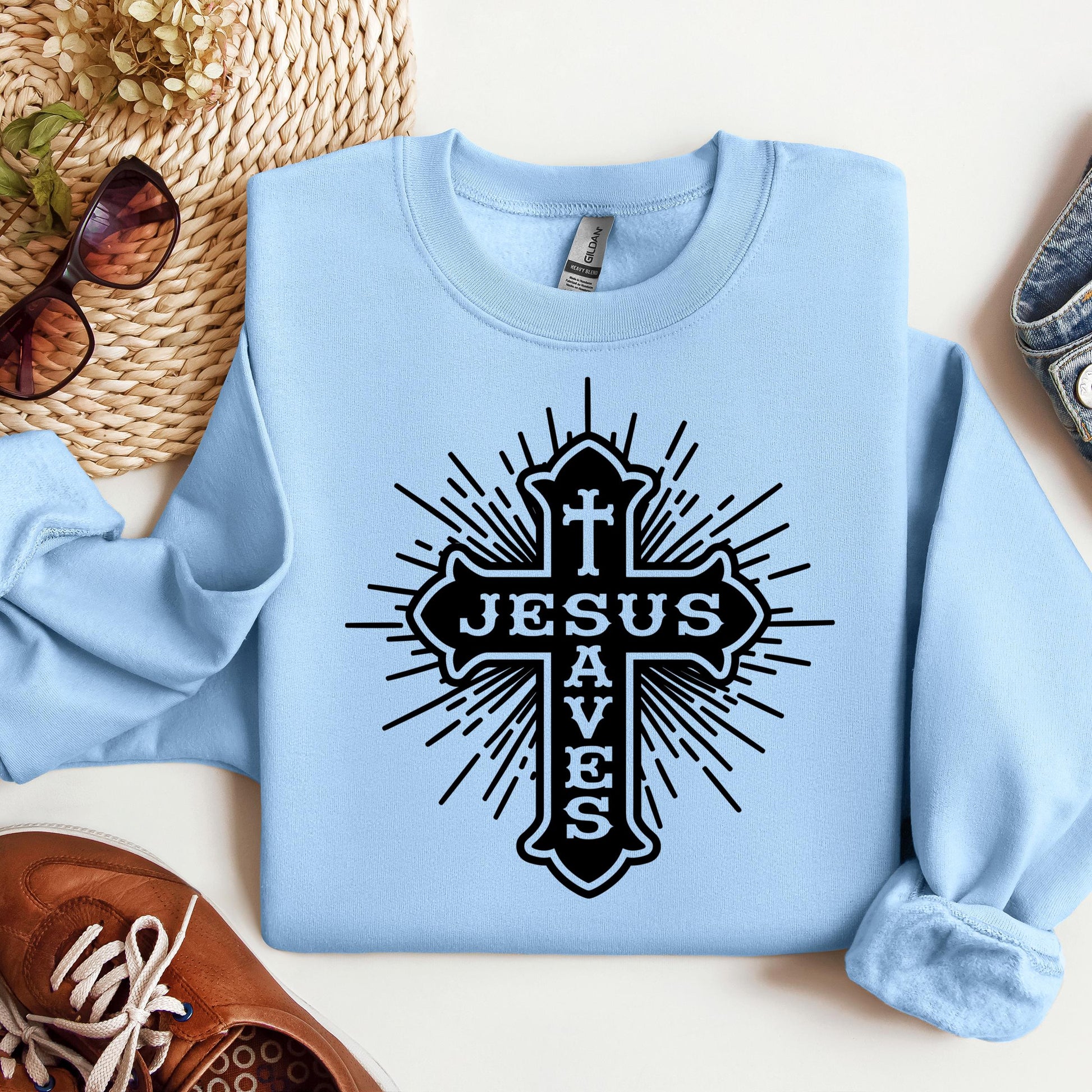 Jesus Saves Cross 05