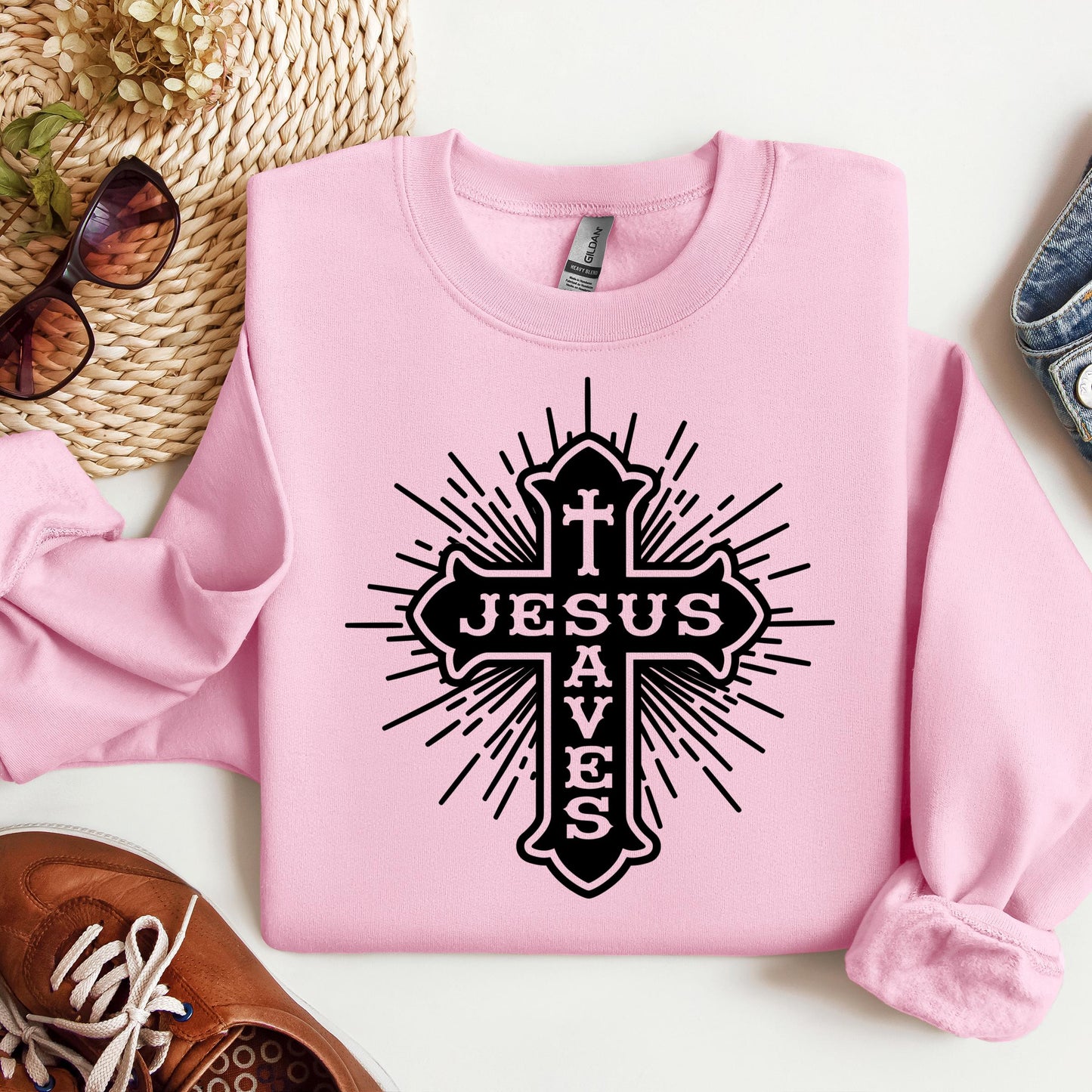 Jesus Saves Cross 05