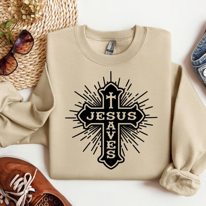 Jesus Saves Cross 05