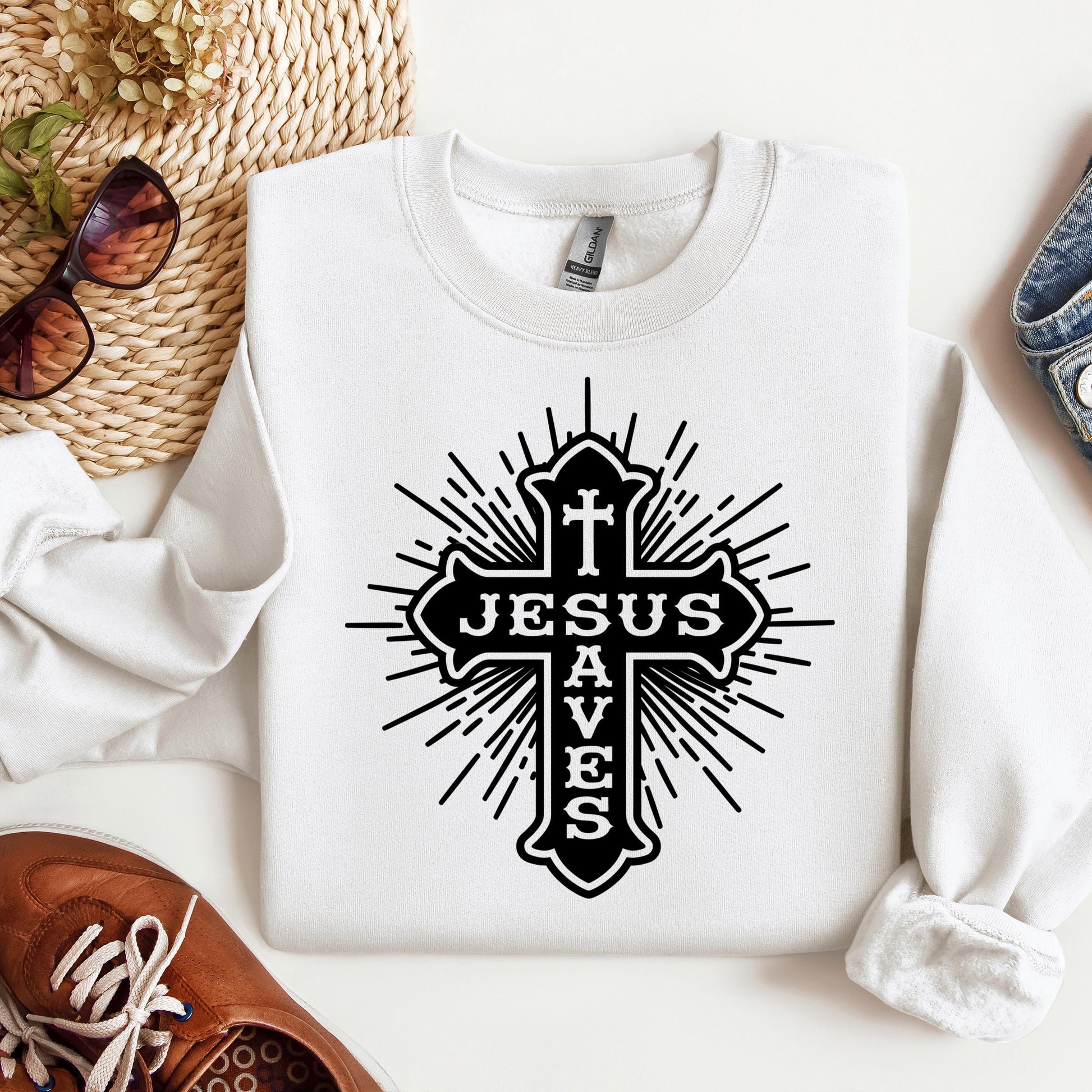 Jesus Saves Cross 05