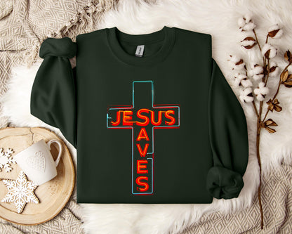 Jesus Saves Sweatshirt