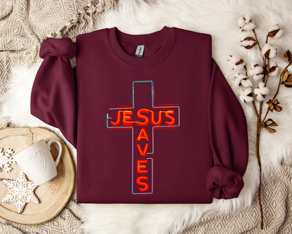 Jesus Saves Sweatshirt