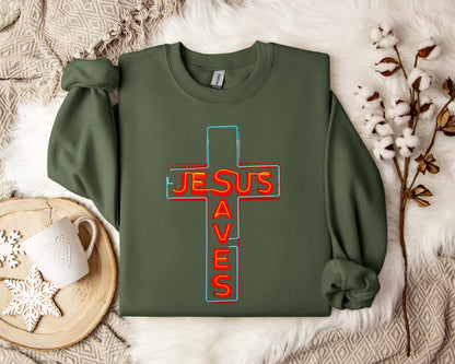 Jesus Saves Sweatshirt