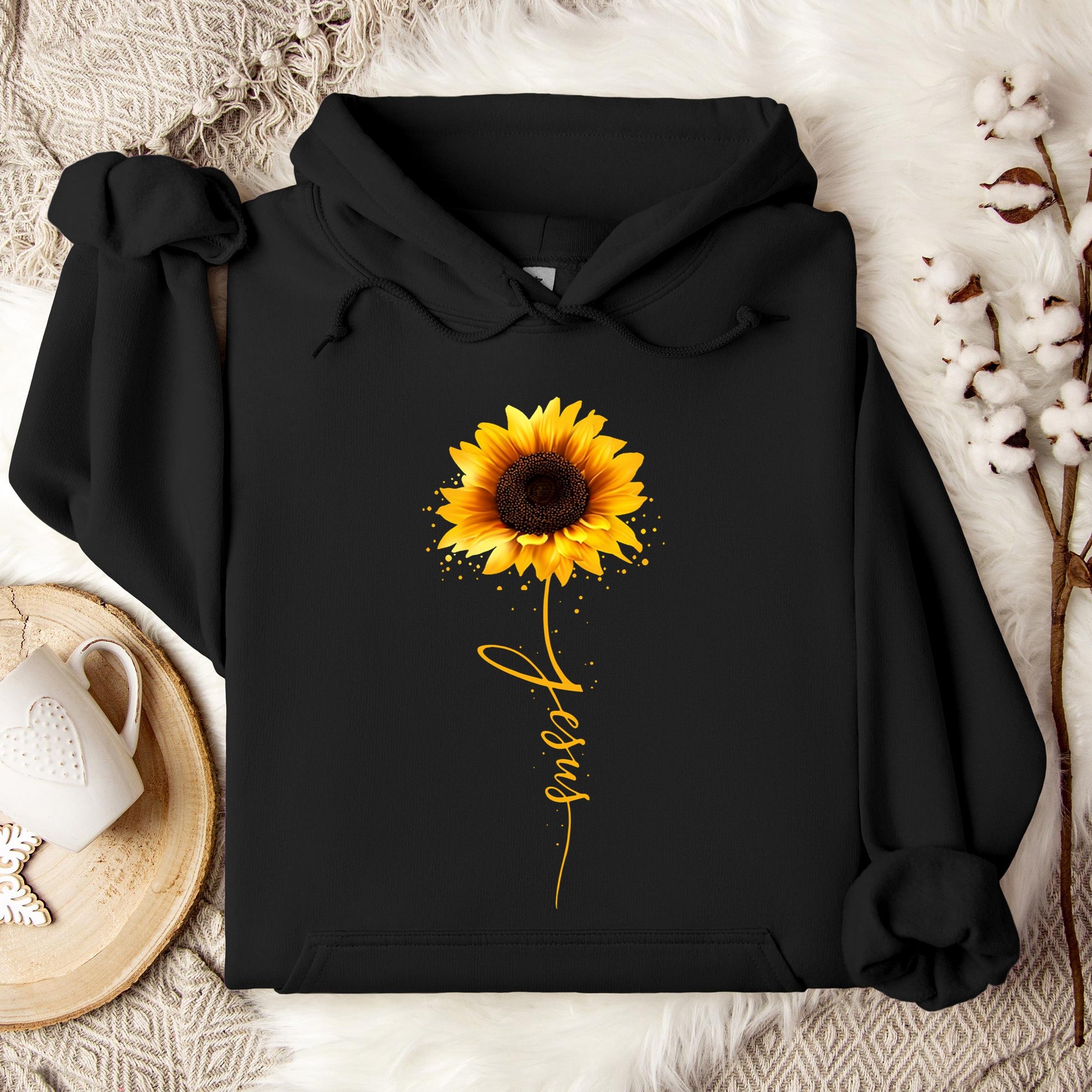 Jesus Sunflower Hoodie