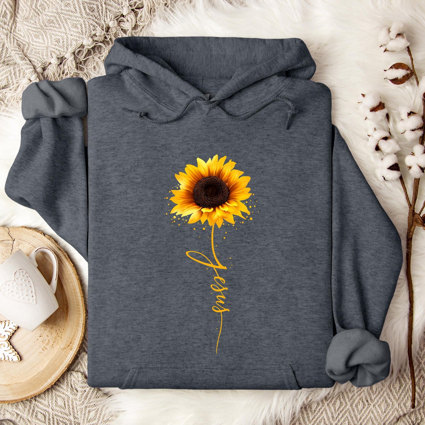Jesus Sunflower Hoodie