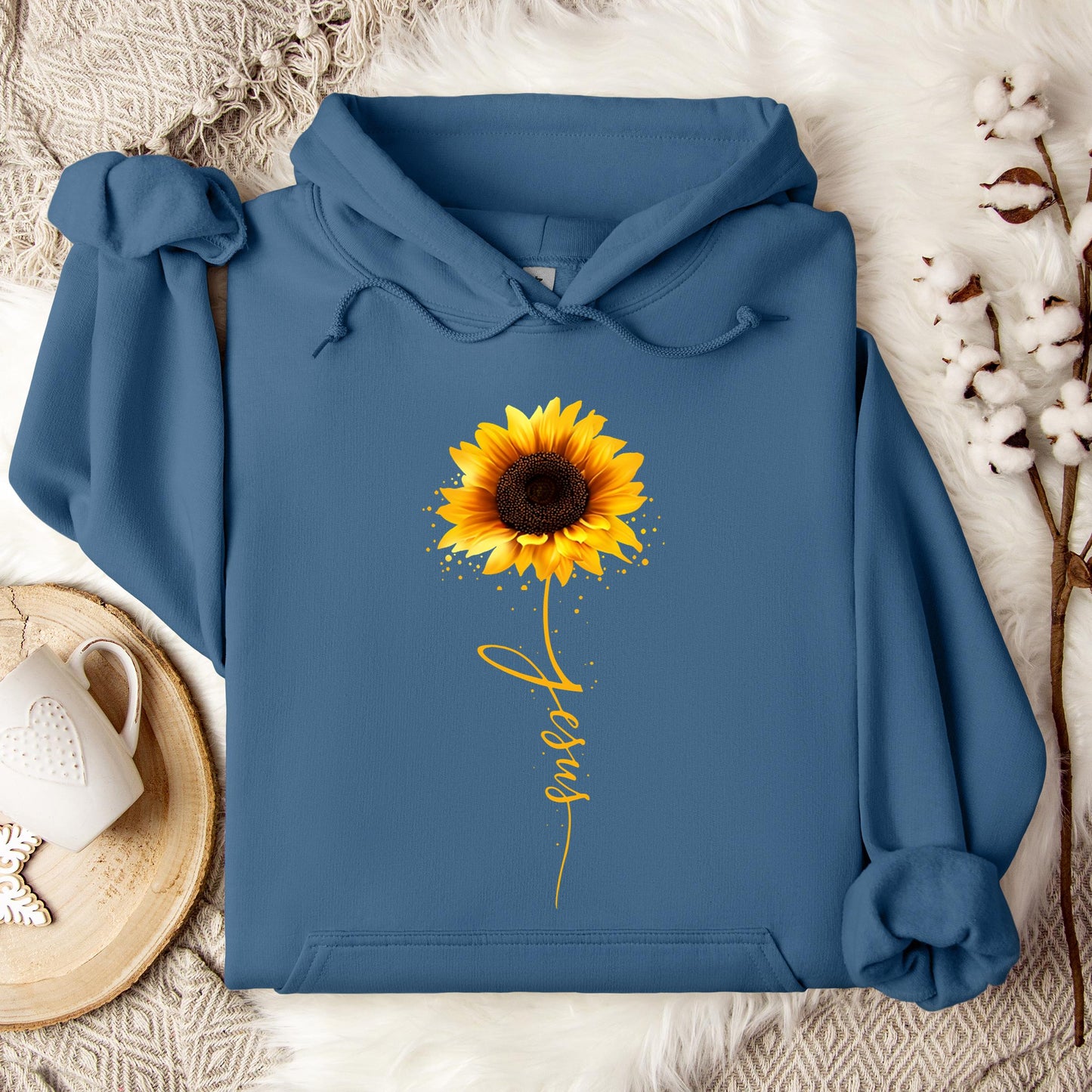 Jesus Sunflower Hoodie