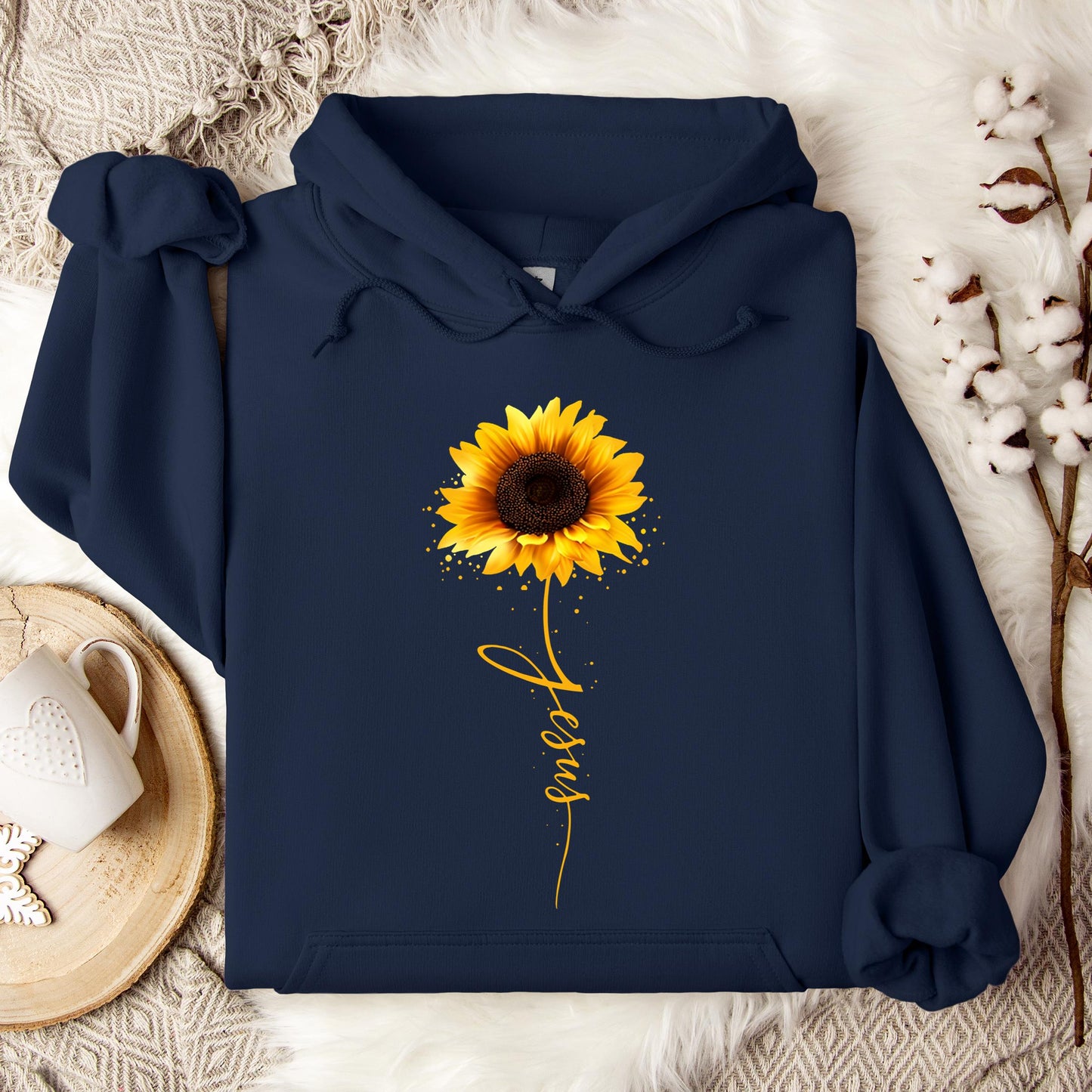 Jesus Sunflower Hoodie