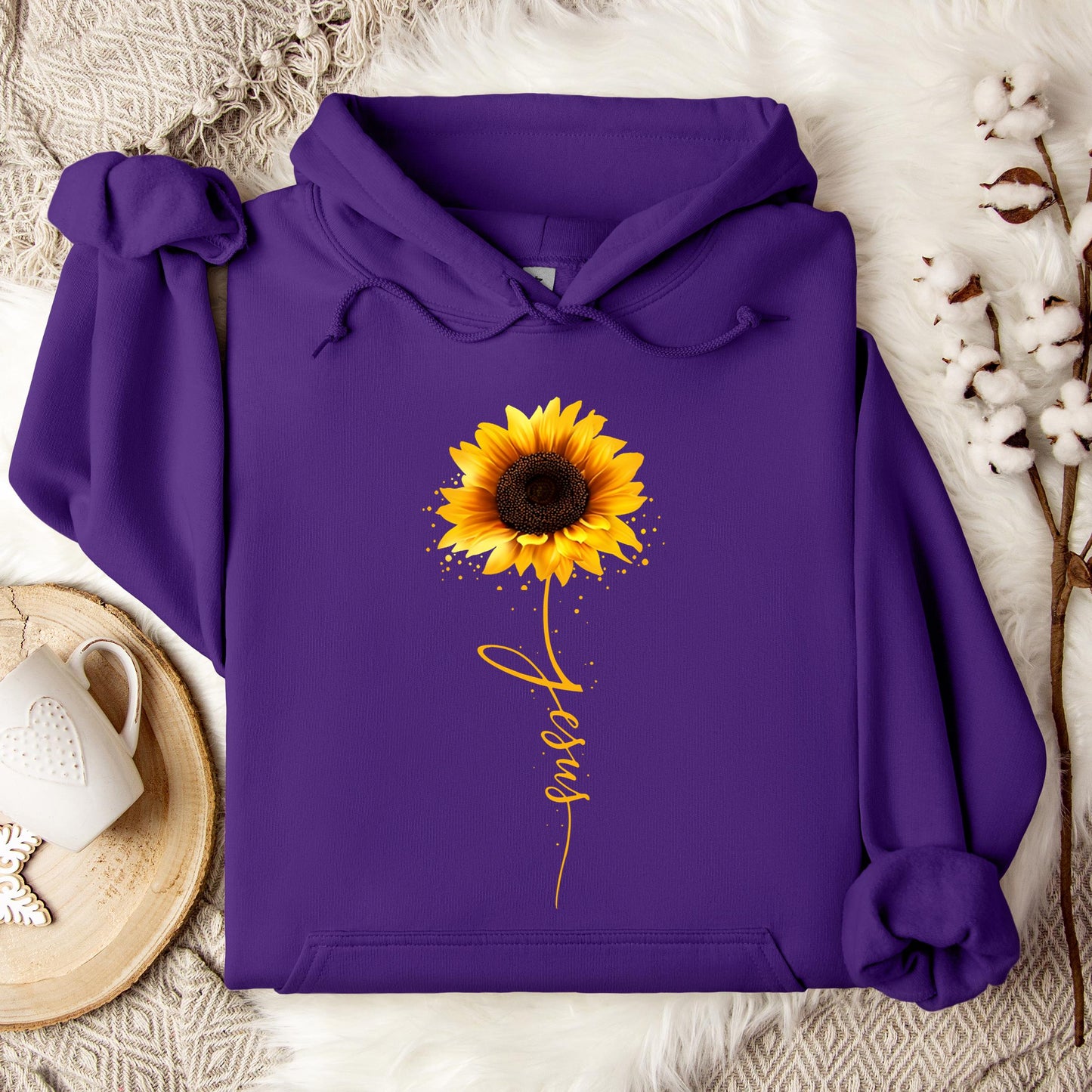 Jesus Sunflower Hoodie