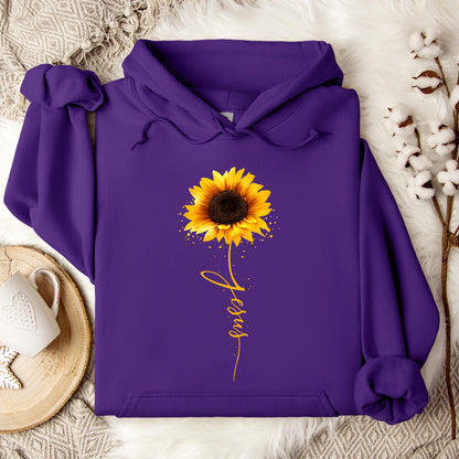 Jesus Sunflower Hoodie