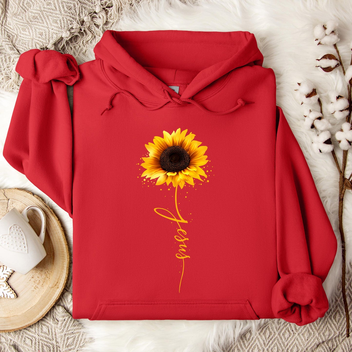Jesus Sunflower Hoodie