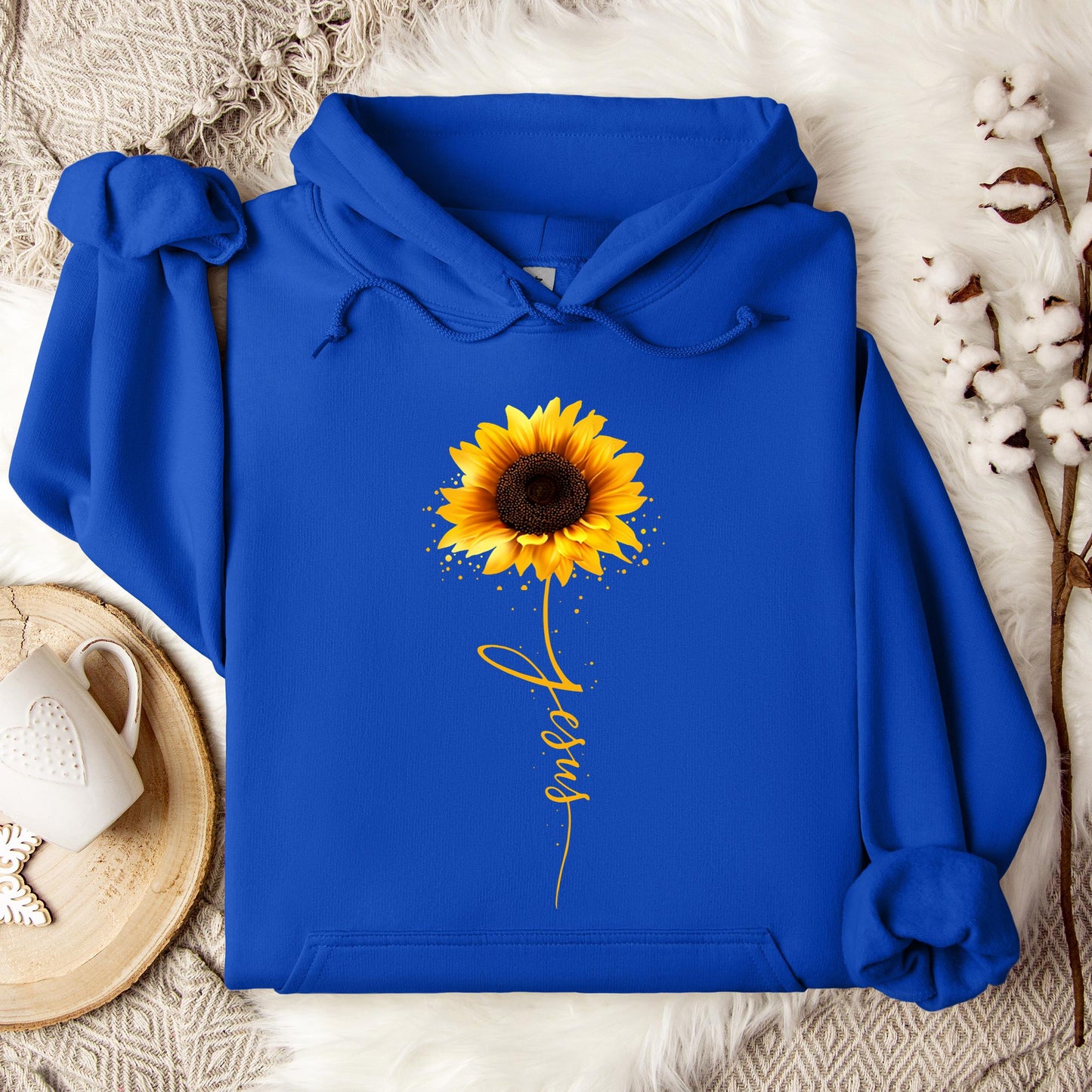 Jesus Sunflower Hoodie