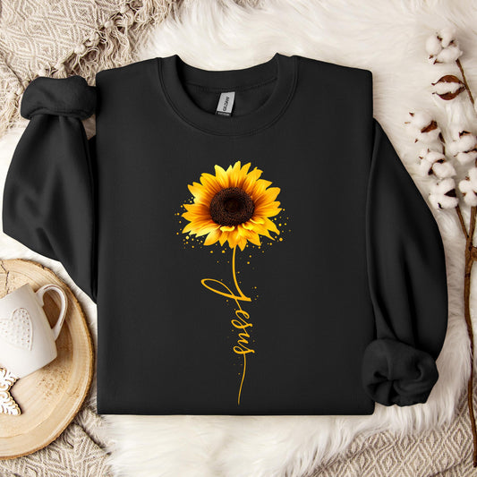 Jesus Sunflower Sweatshirt