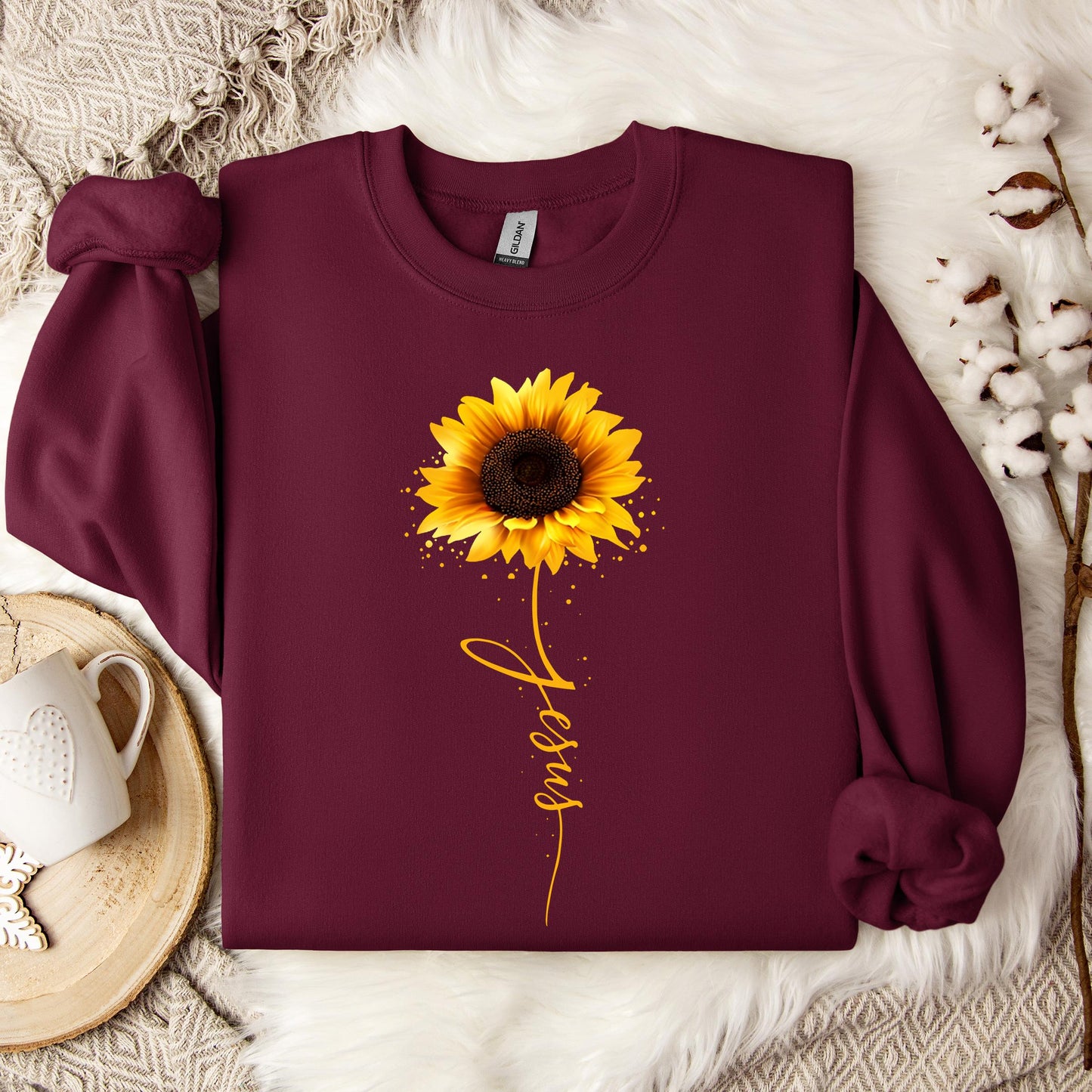 Jesus Sunflower Sweatshirt