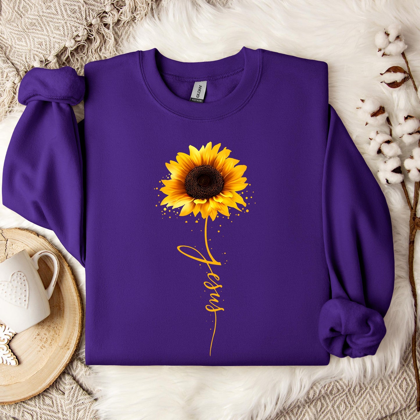 Jesus Sunflower Sweatshirt