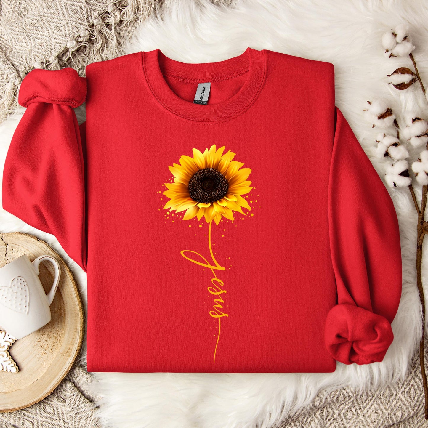 Jesus Sunflower Sweatshirt