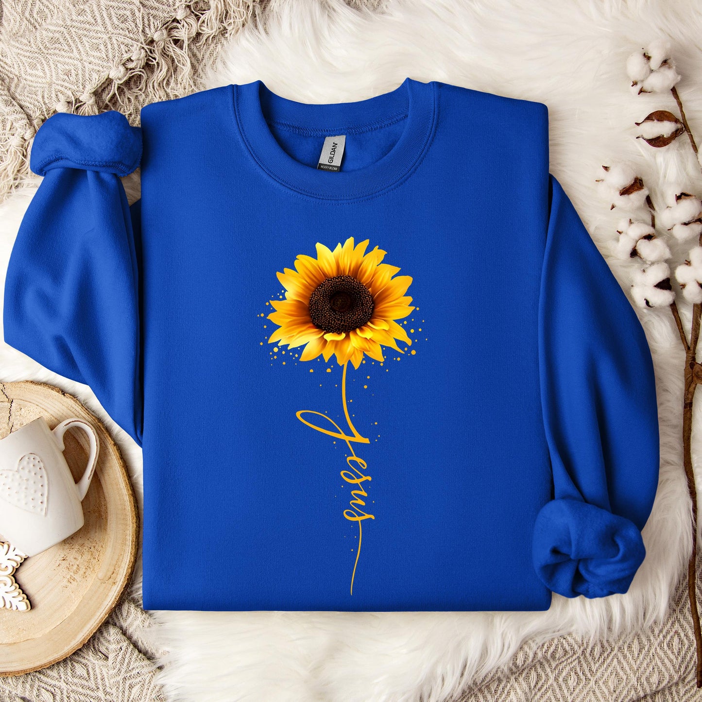 Jesus Sunflower Sweatshirt