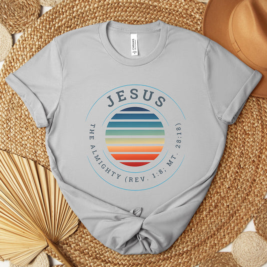 Jesus The Almighty REV 1.8 MT 28.18 Premium T-shirt