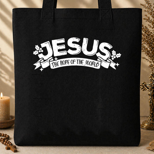 Jesus The Hope Of The World Tote Bag