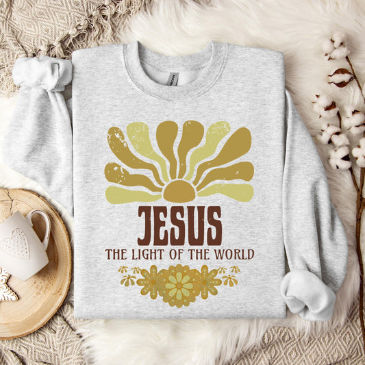 Jesus The Light Of The World Sweatshirt