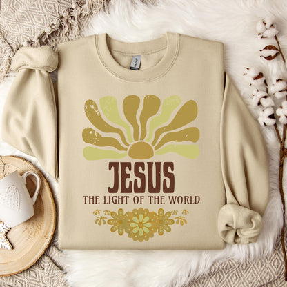 Jesus The Light Of The World Sweatshirt