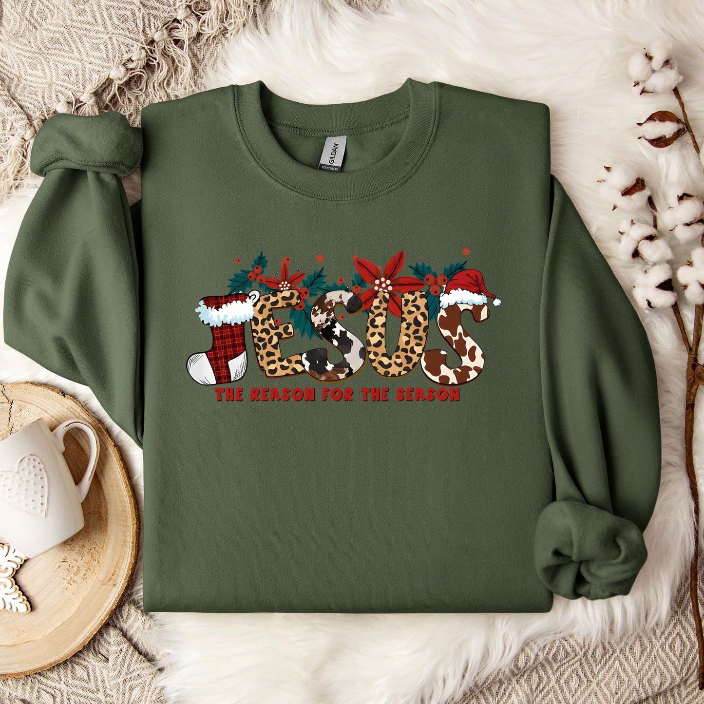Jesus The Reason For The Season 01 Sweatshirt