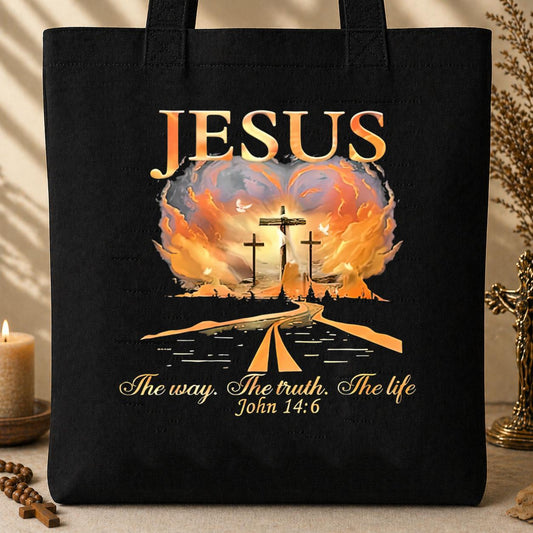 Jesus The Way The Truth The Life John 14.6 Tote Bag