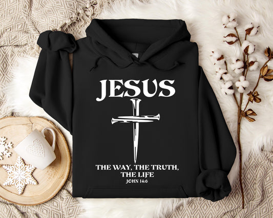 Jesus The Way The Truth The Life John 146 2 Hoodie