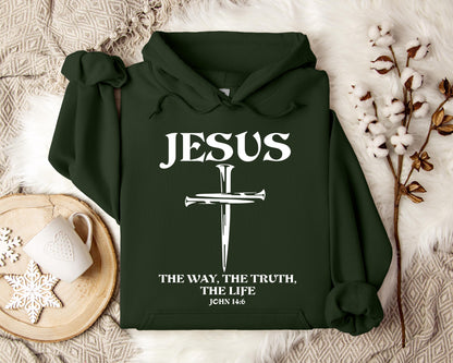Jesus The Way The Truth The Life John 146 2 Hoodie