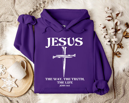 Jesus The Way The Truth The Life John 146 2 Hoodie