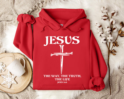 Jesus The Way The Truth The Life John 146 2 Hoodie
