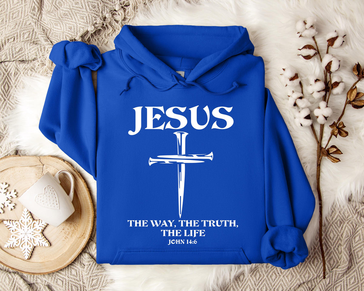 Jesus The Way The Truth The Life John 146 2 Hoodie