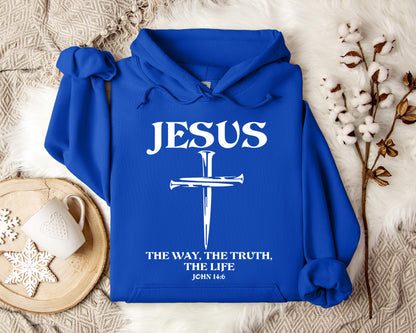 Jesus The Way The Truth The Life John 146 2 Hoodie