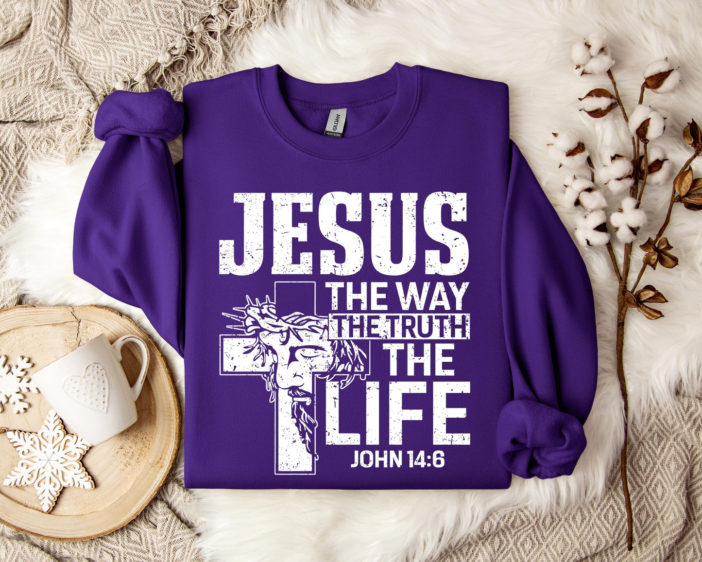 Jesus The Way The Truth The Life John 146 Sweatshirt