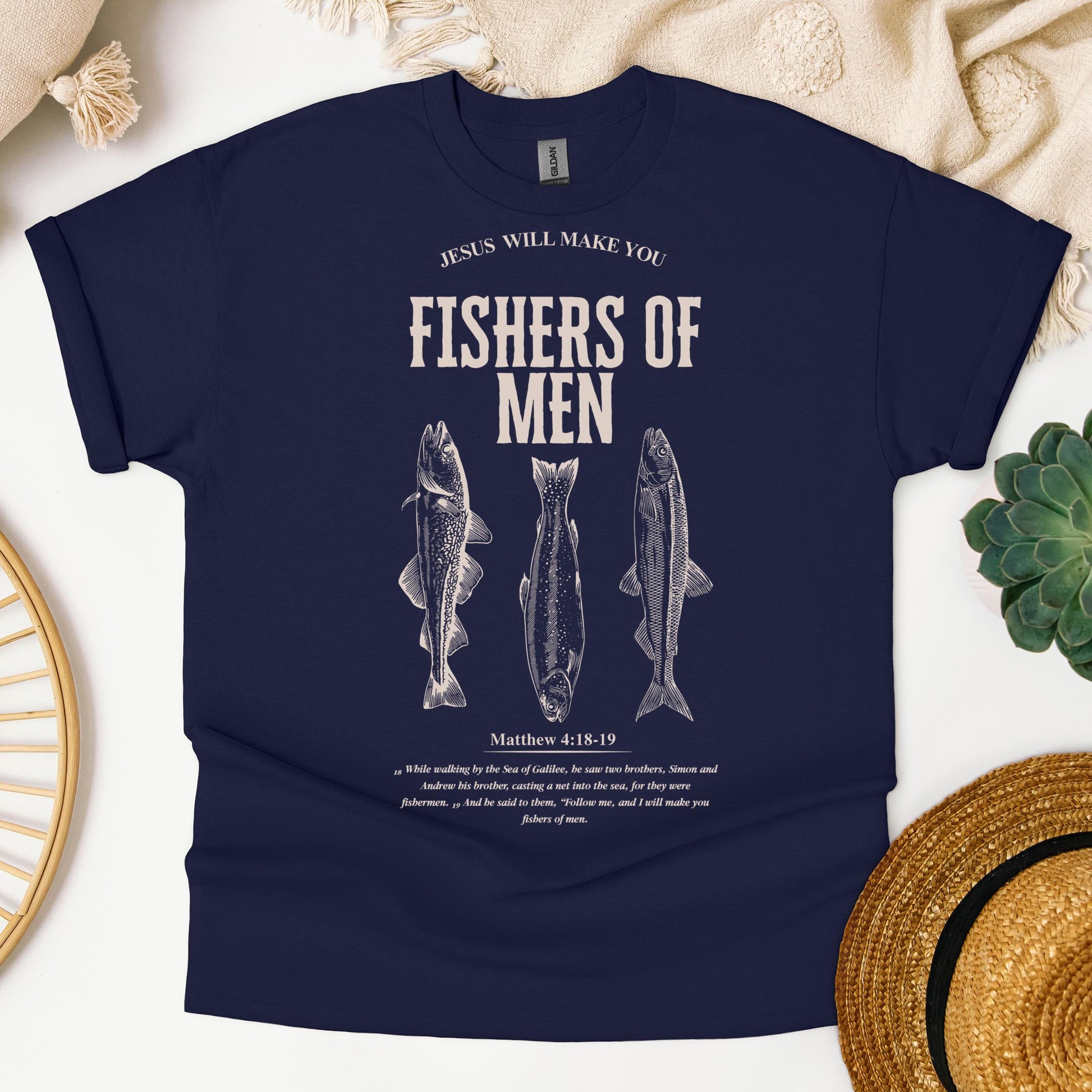 Jesus Will Make You Fishers Of Men Matthew 4.18-19 01
