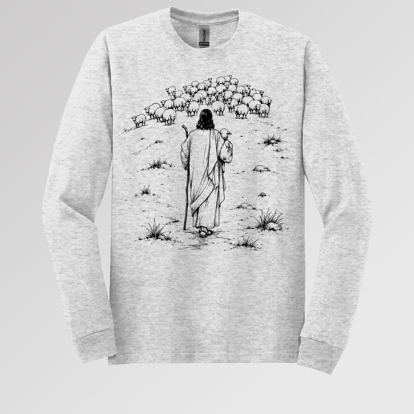 Jesus and Sheep 01