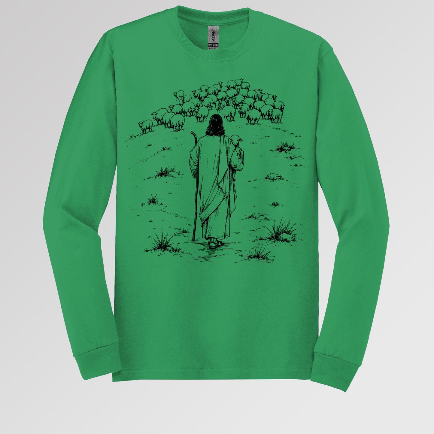 Jesus and Sheep 01